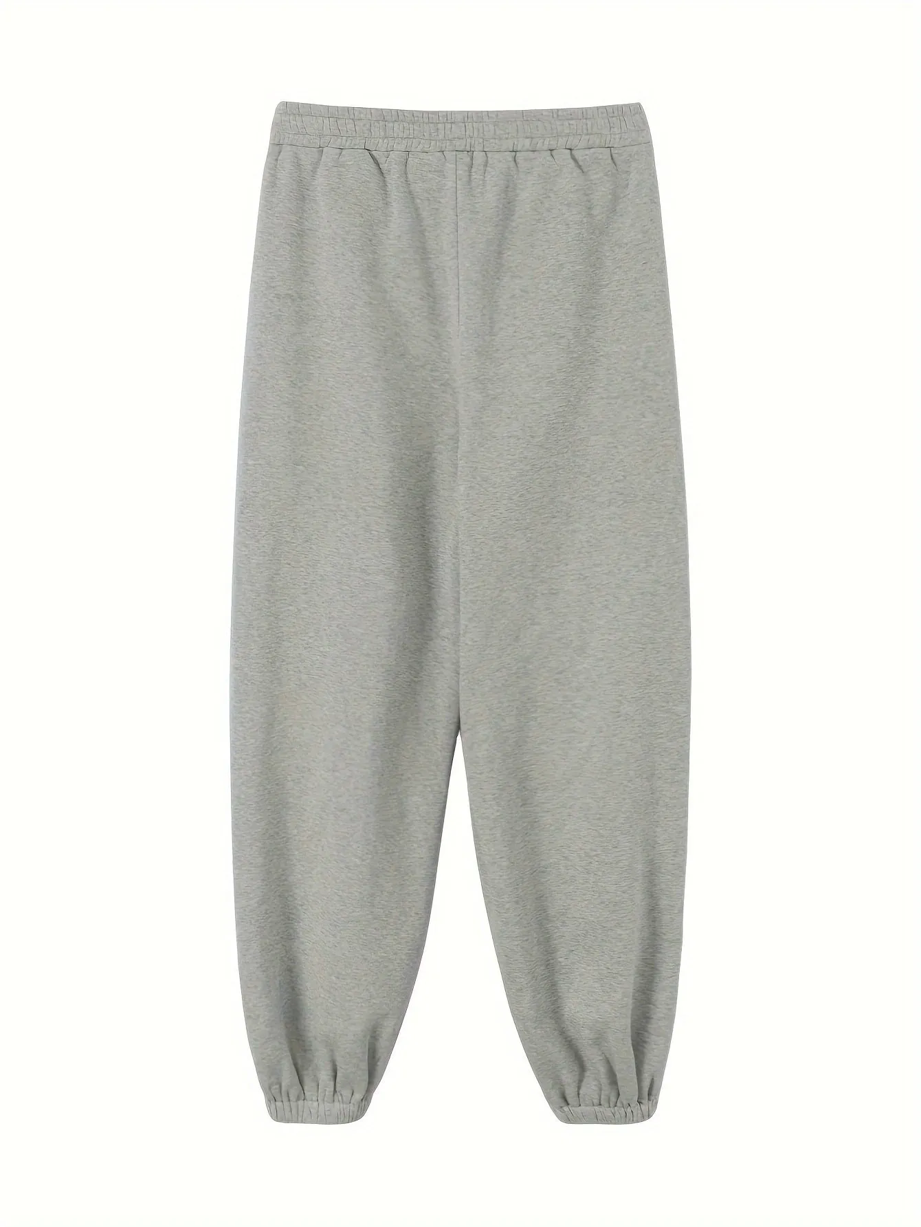 Cozy Fleece-Lined Women's Joggers - Casual & Stylish, Solid Color with Pockets, Perfect for Fall/Winter