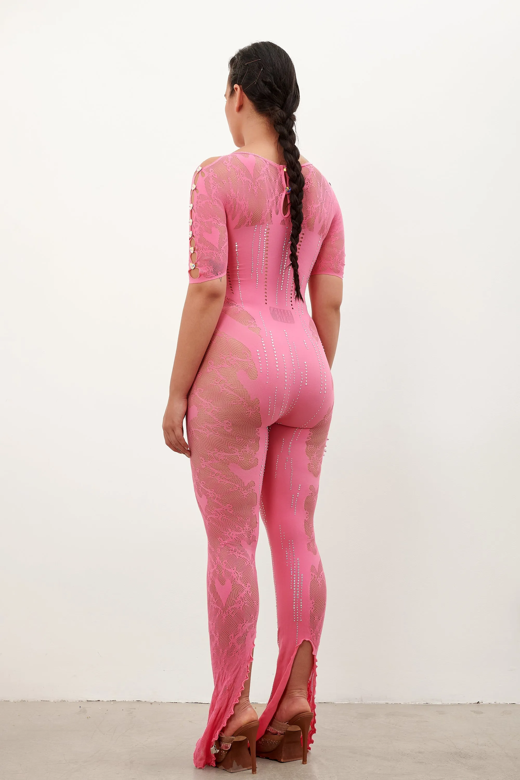 Delphine Jumpsuit Fuchsia Pink