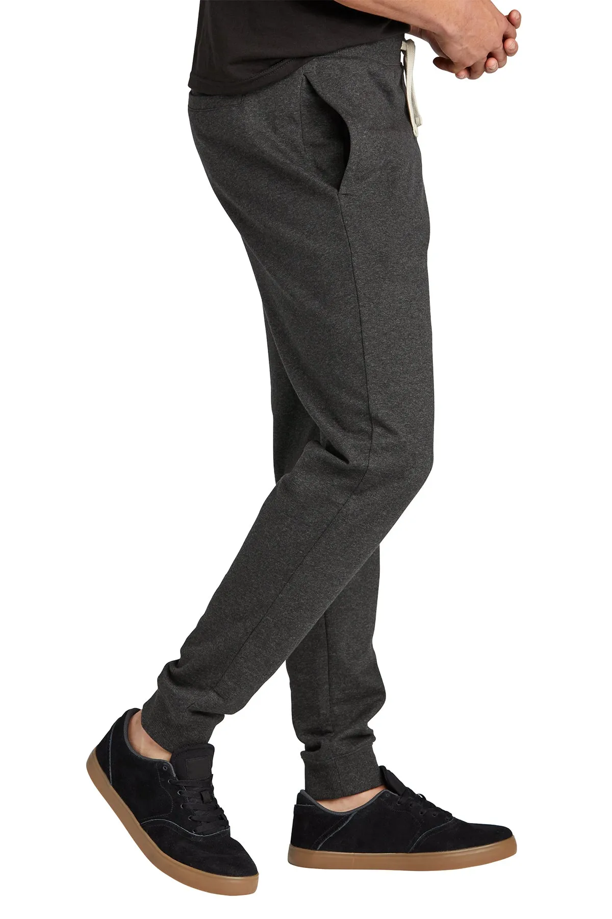 District Men's Re-Fleece Joggers, Charcoal Heather