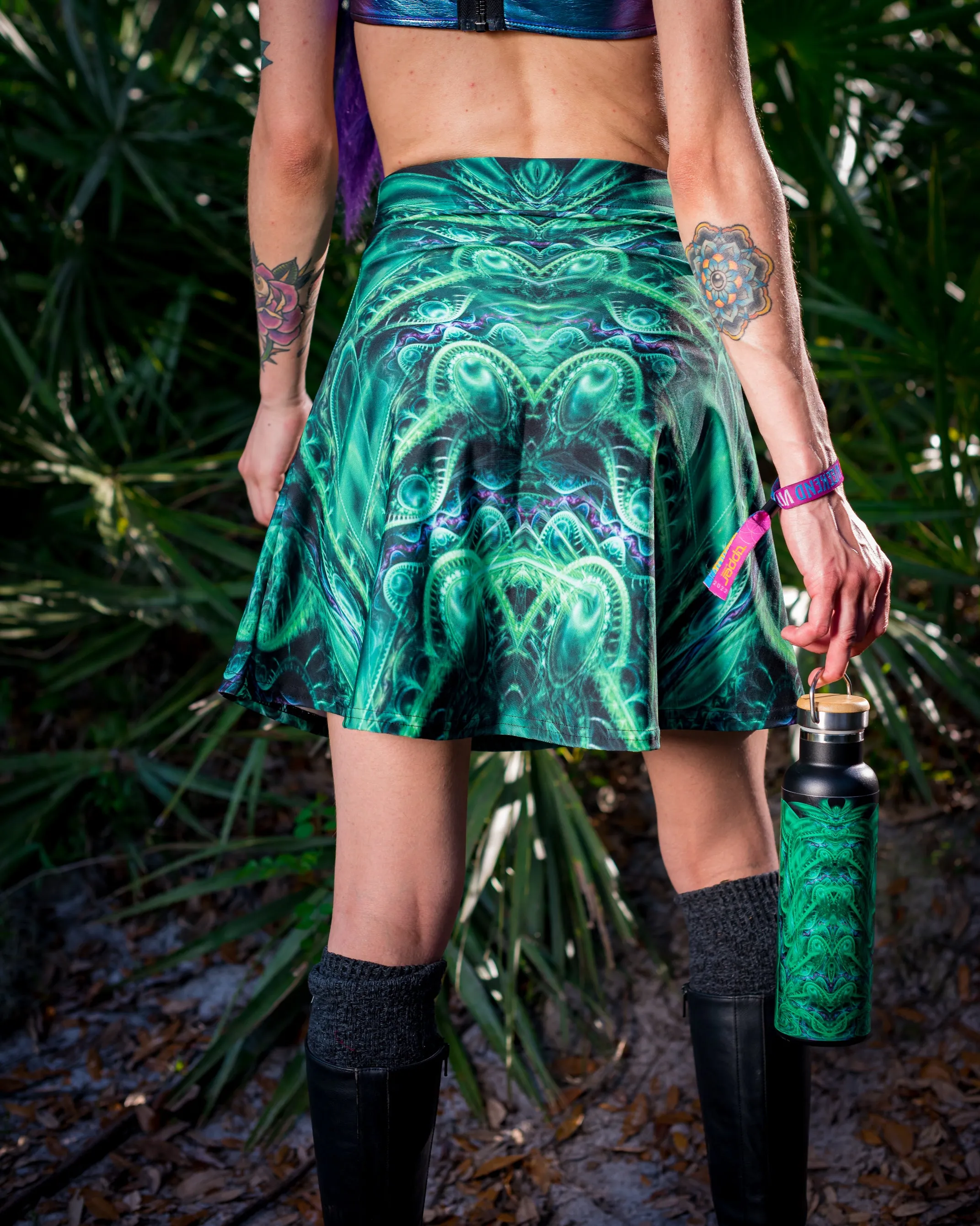 DRAGON'S LAIR II FLARE SKIRT