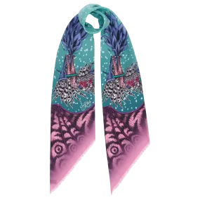 Drakon Silk Skinny Scarf