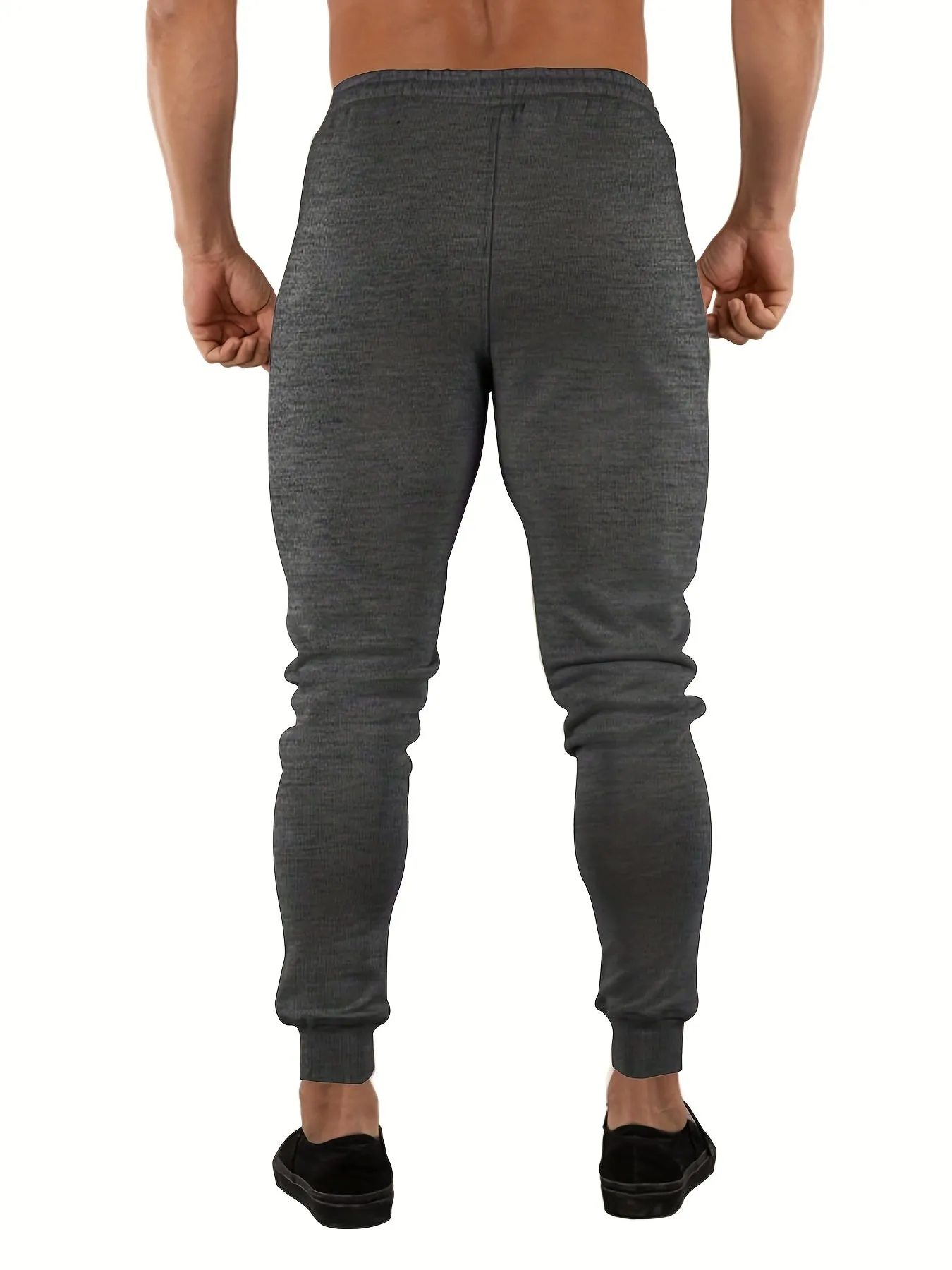 Drawstring Sweatpants Loose Fit Pants Men's Casual Joggers For Men Winter Fall Running Jogging