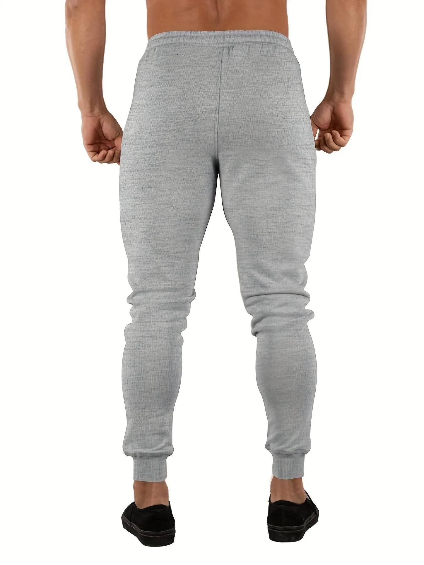 Drawstring Sweatpants Loose Fit Pants Men's Casual Joggers For Men Winter Fall Running Jogging