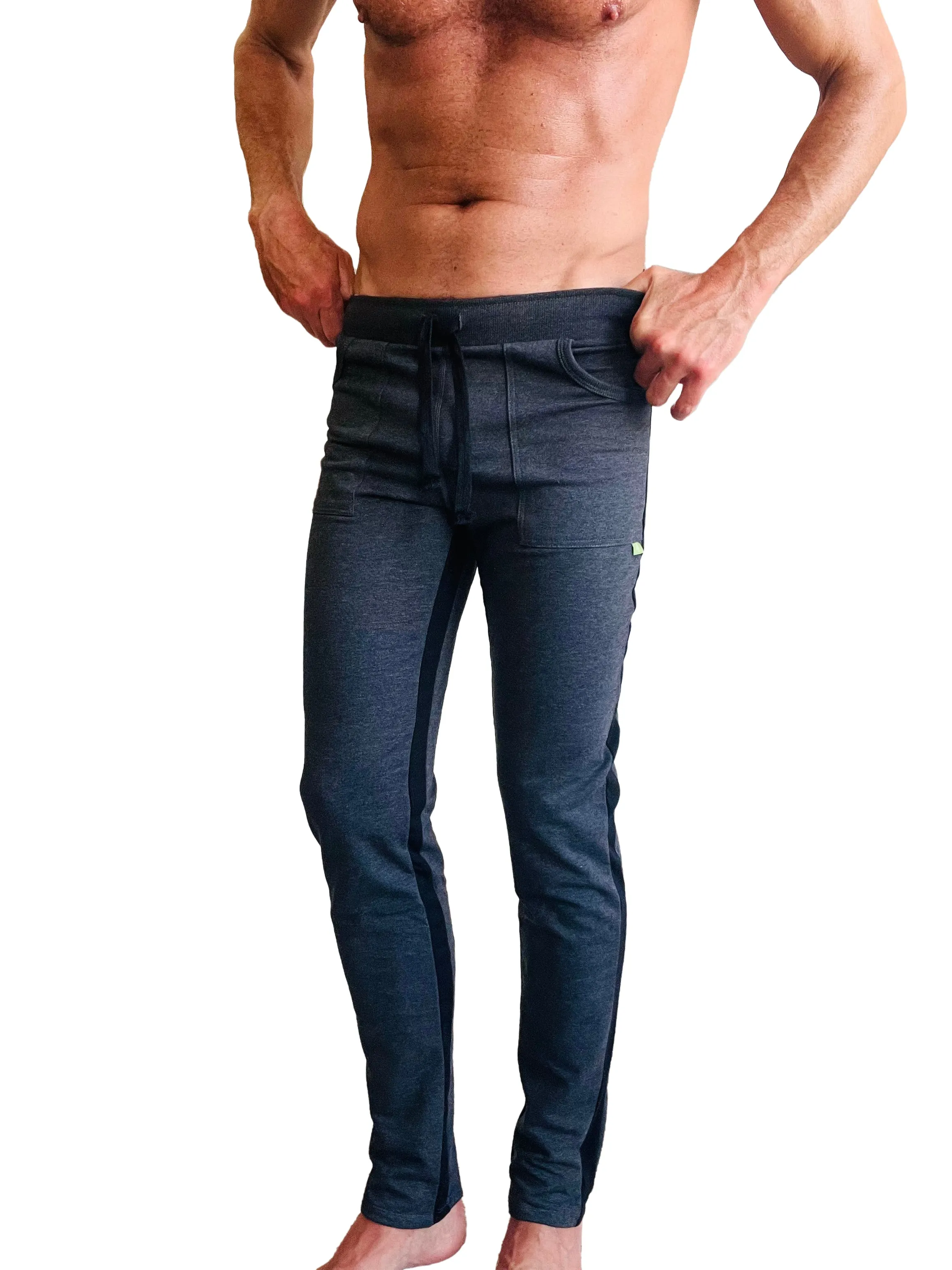 Eco-Track & Yoga Sweat Pant (Charcoal w/Black)