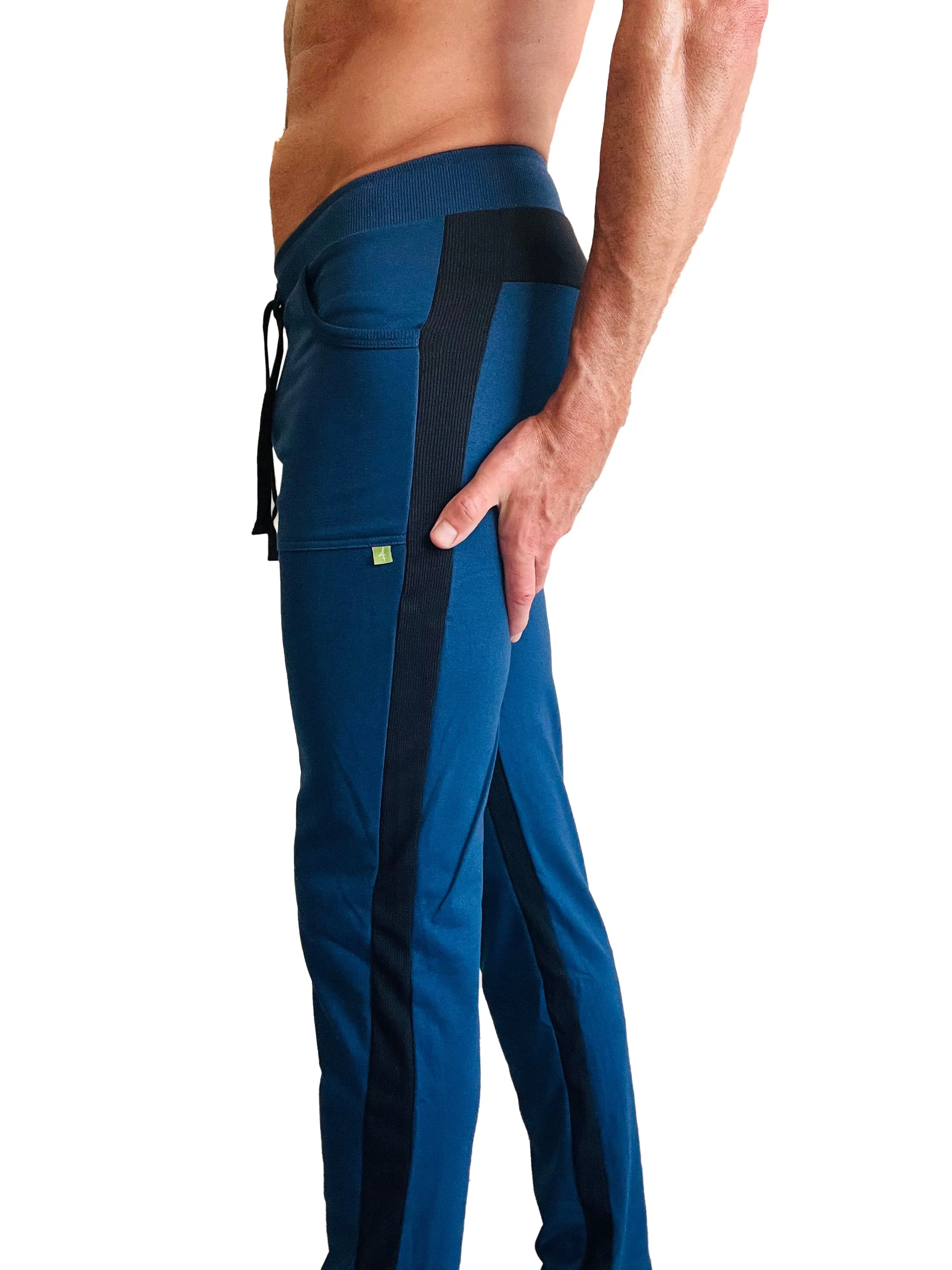 Eco-Track & Yoga Sweat Pant (Royal Blue w/Black)