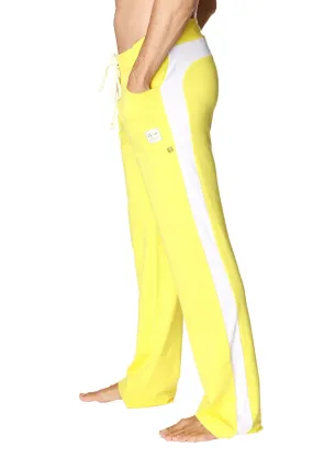 Eco-Track & Yoga Sweat Pant (Yellow w/White)