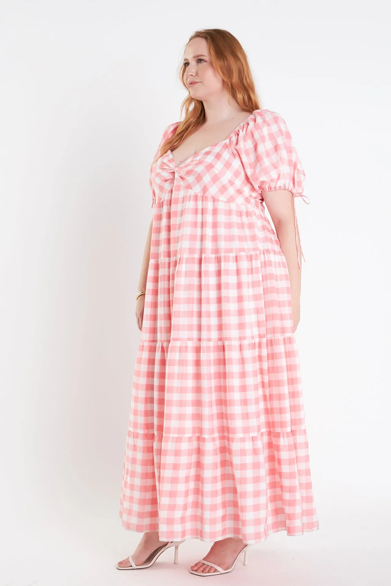 English Factory - Knotted Gingham Dress