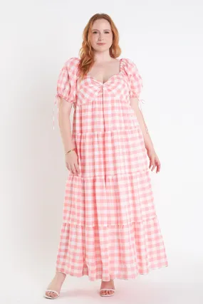 English Factory - Knotted Gingham Dress