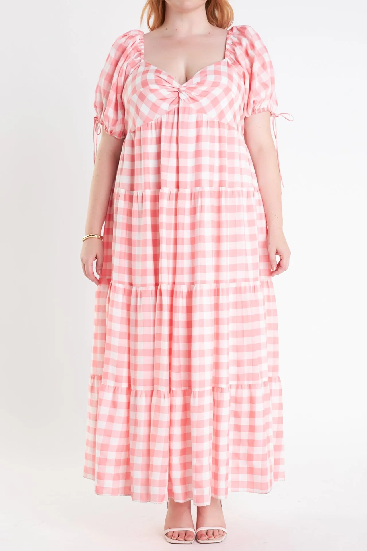 English Factory - Knotted Gingham Dress