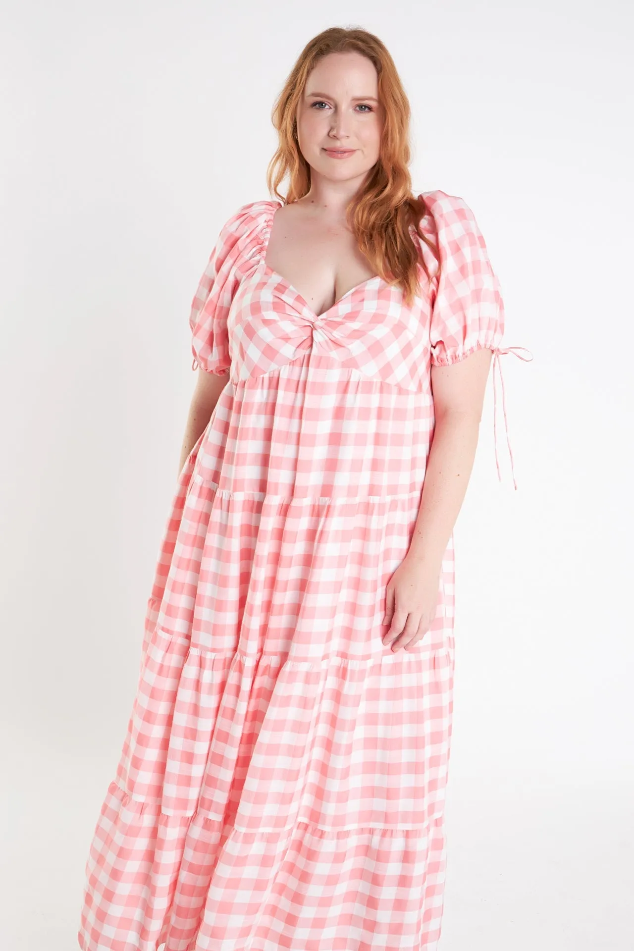 English Factory - Knotted Gingham Dress