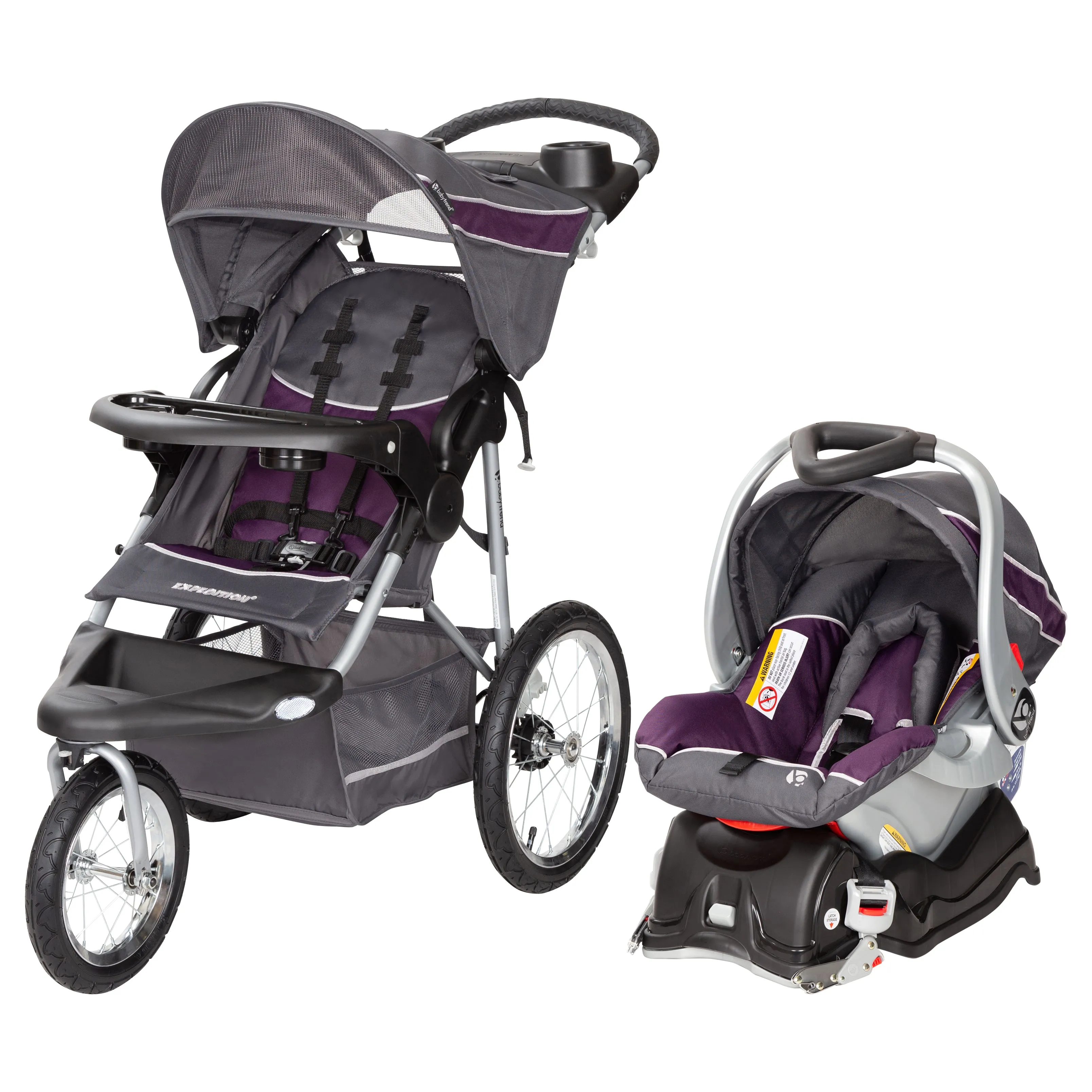 Expedition® Jogger Travel System with EZ Flex-Loc® 30 Infant Car Seat - Elixer