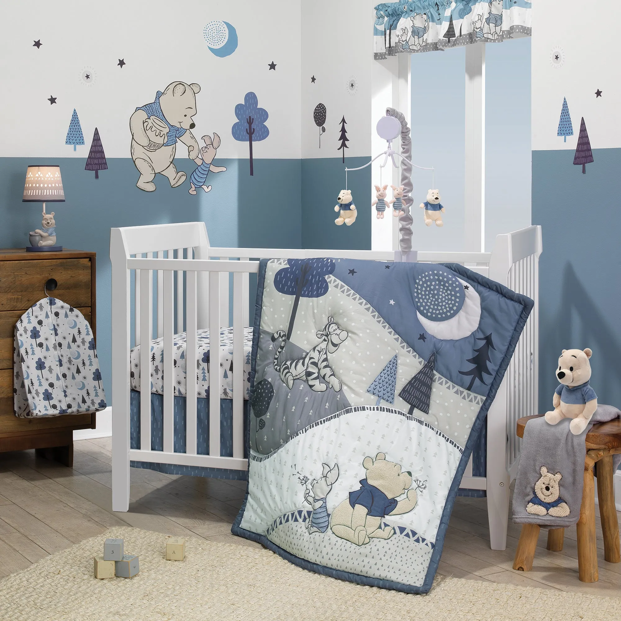 Forever Pooh 3-Piece Baby Crib Bedding Set