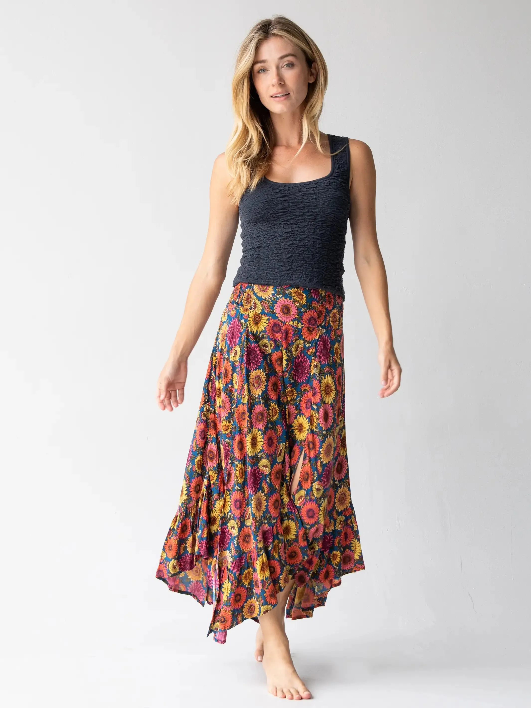 Good Vibes Skirt - Sunflower