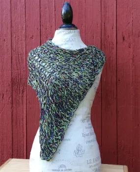 Green Tweed Shawl