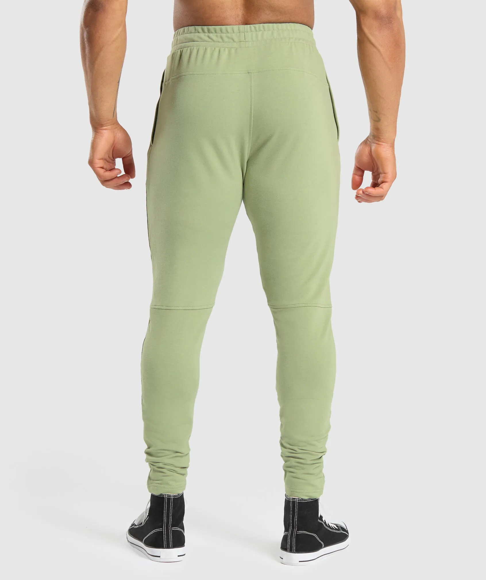 Gymshark Essential Muscle Joggers - Natural Sage Green