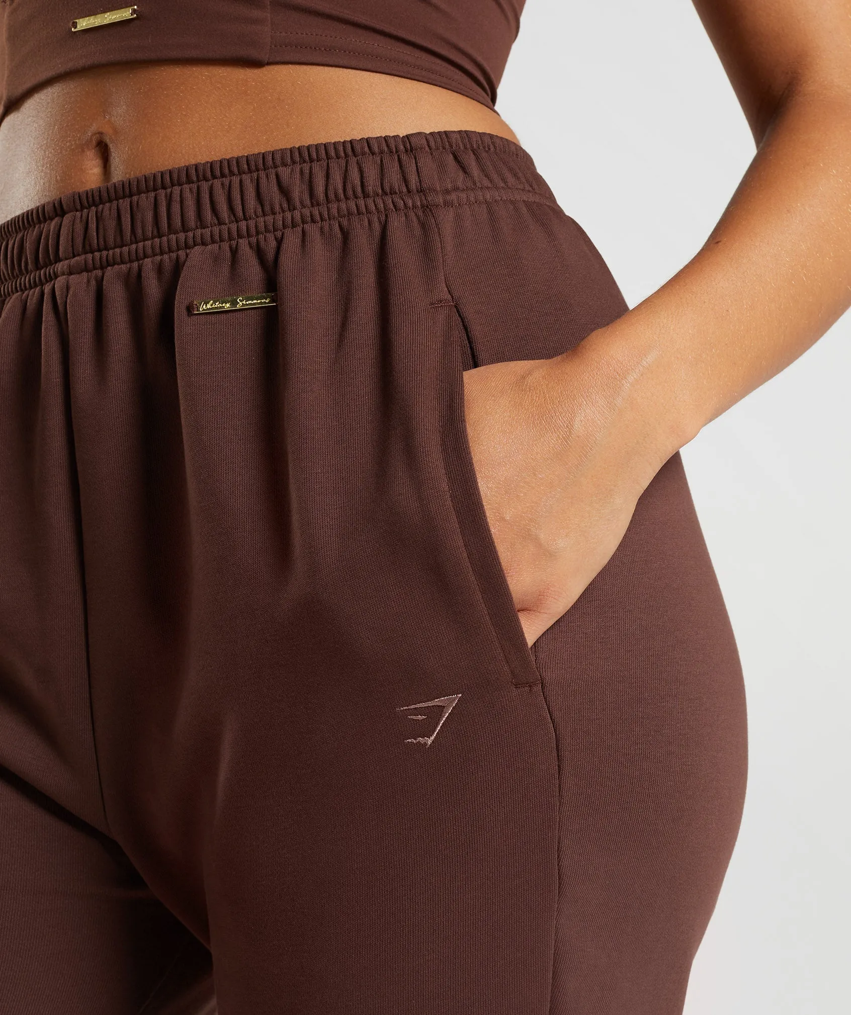 Gymshark Whitney Loose Joggers - Rekindle Brown