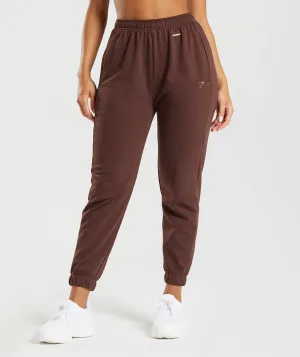 Gymshark Whitney Loose Joggers - Rekindle Brown