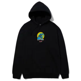 HUF X AVENGERS NIGHT PROWLING PULLOVER HOOD BLACK