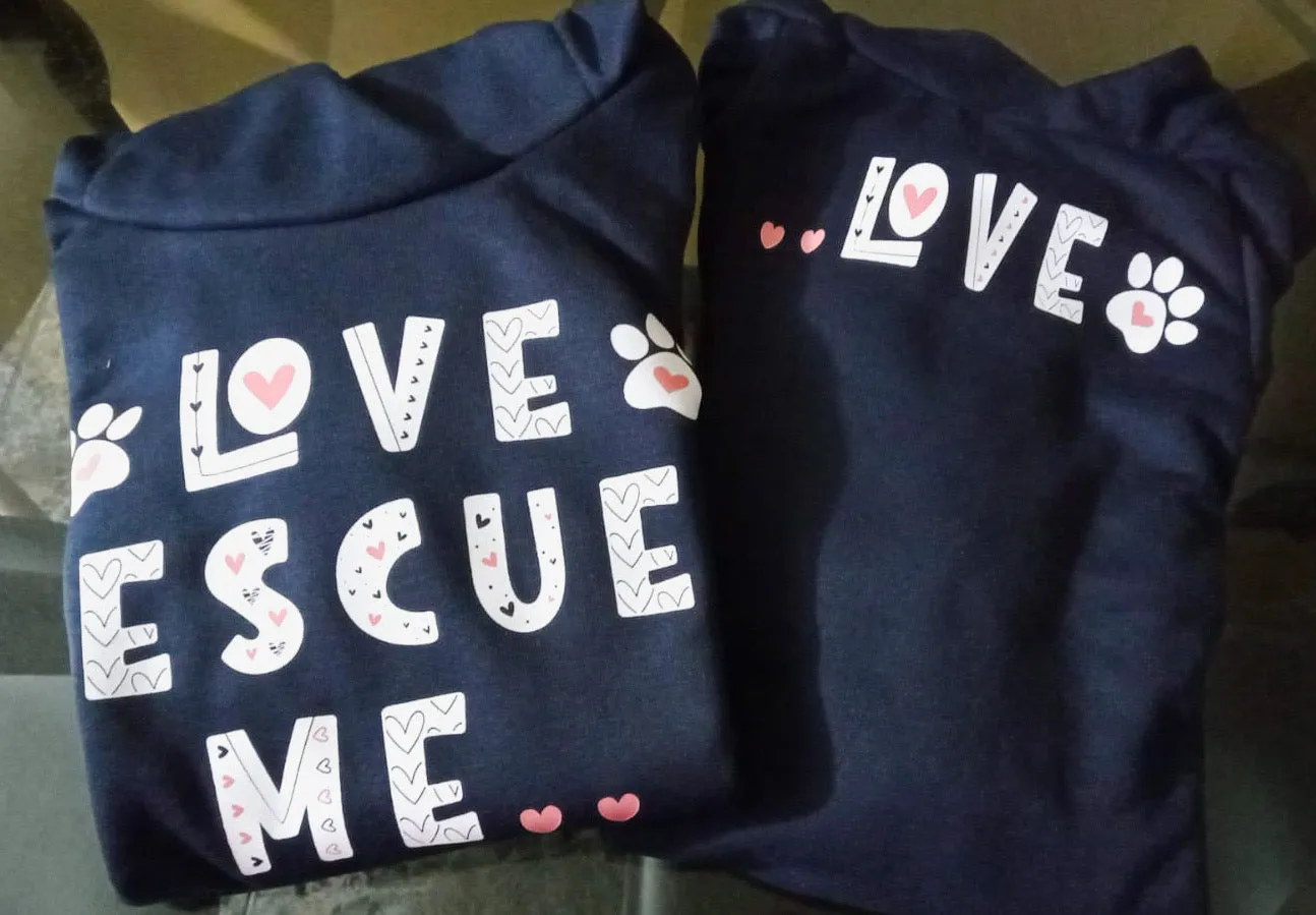 Human Hoodie Love Rescued Me