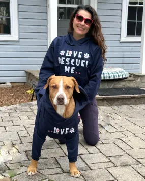 Human Hoodie Love Rescued Me