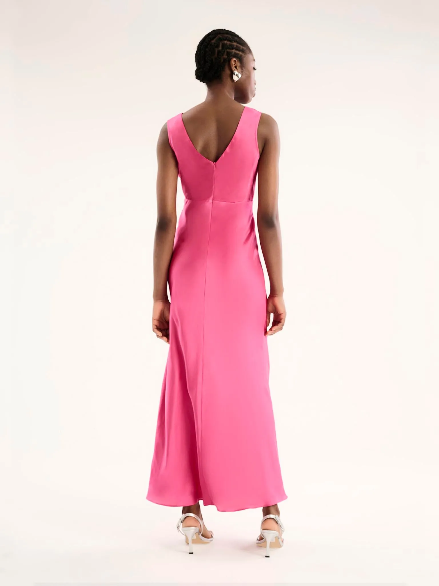 Ivida Dress in Cerise