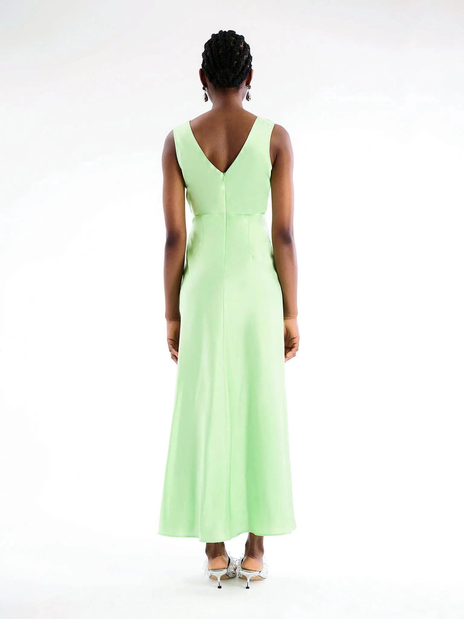 Ivida Dress in Pistachio