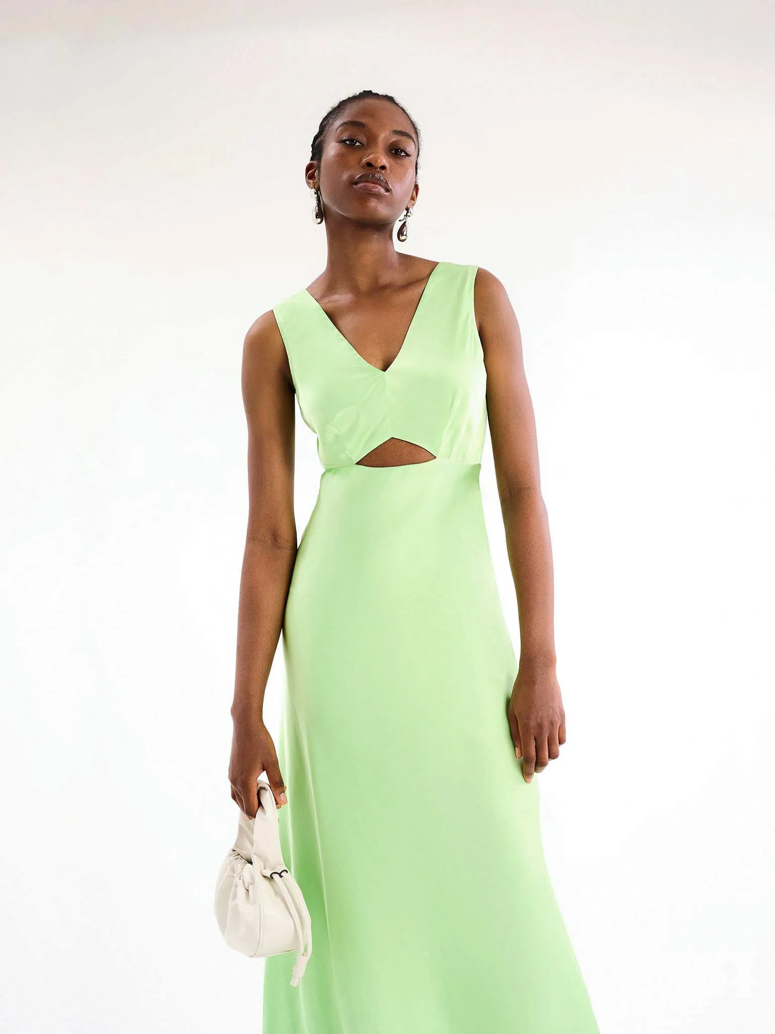 Ivida Dress in Pistachio