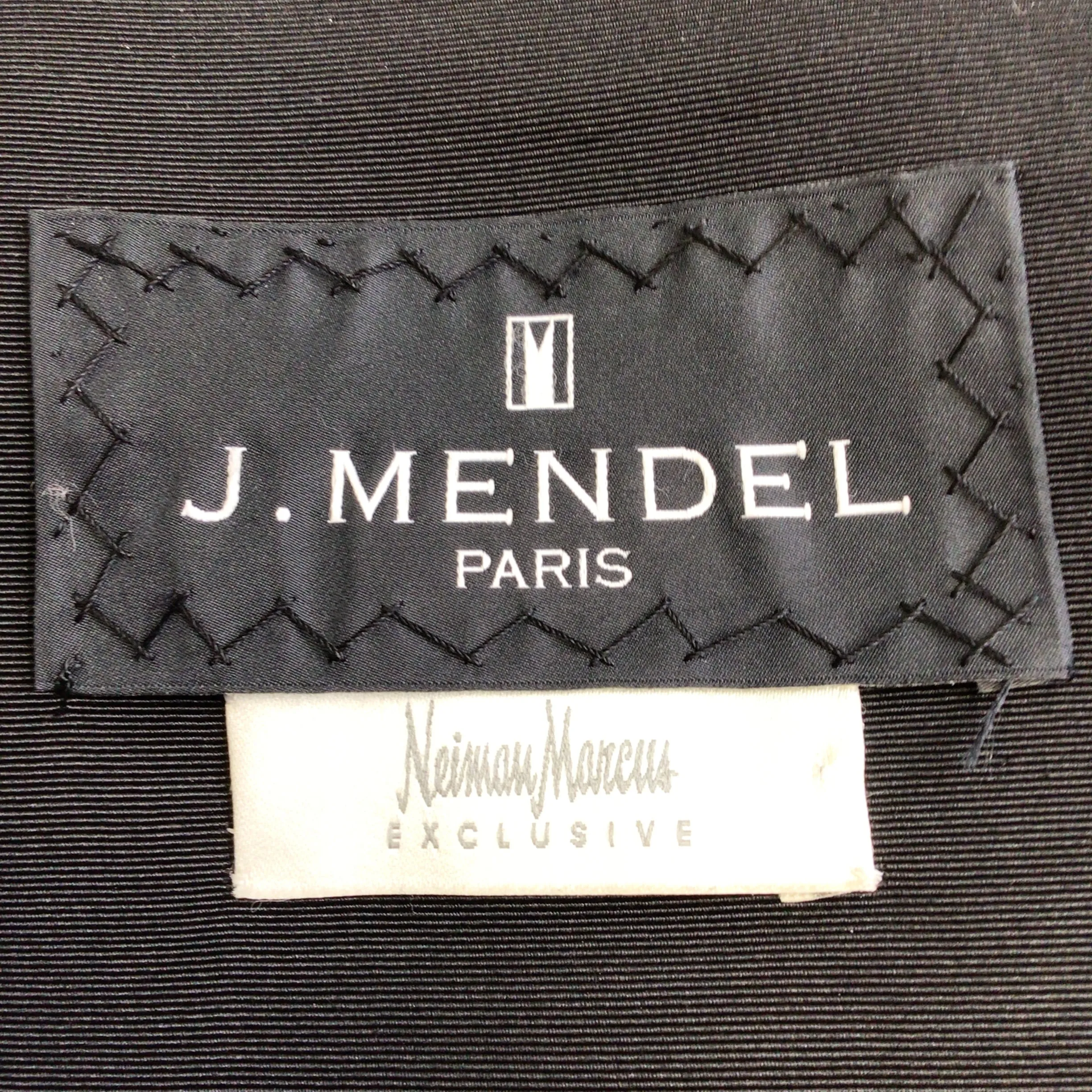 J. Mendel Navy Blue / Black Fur Vest