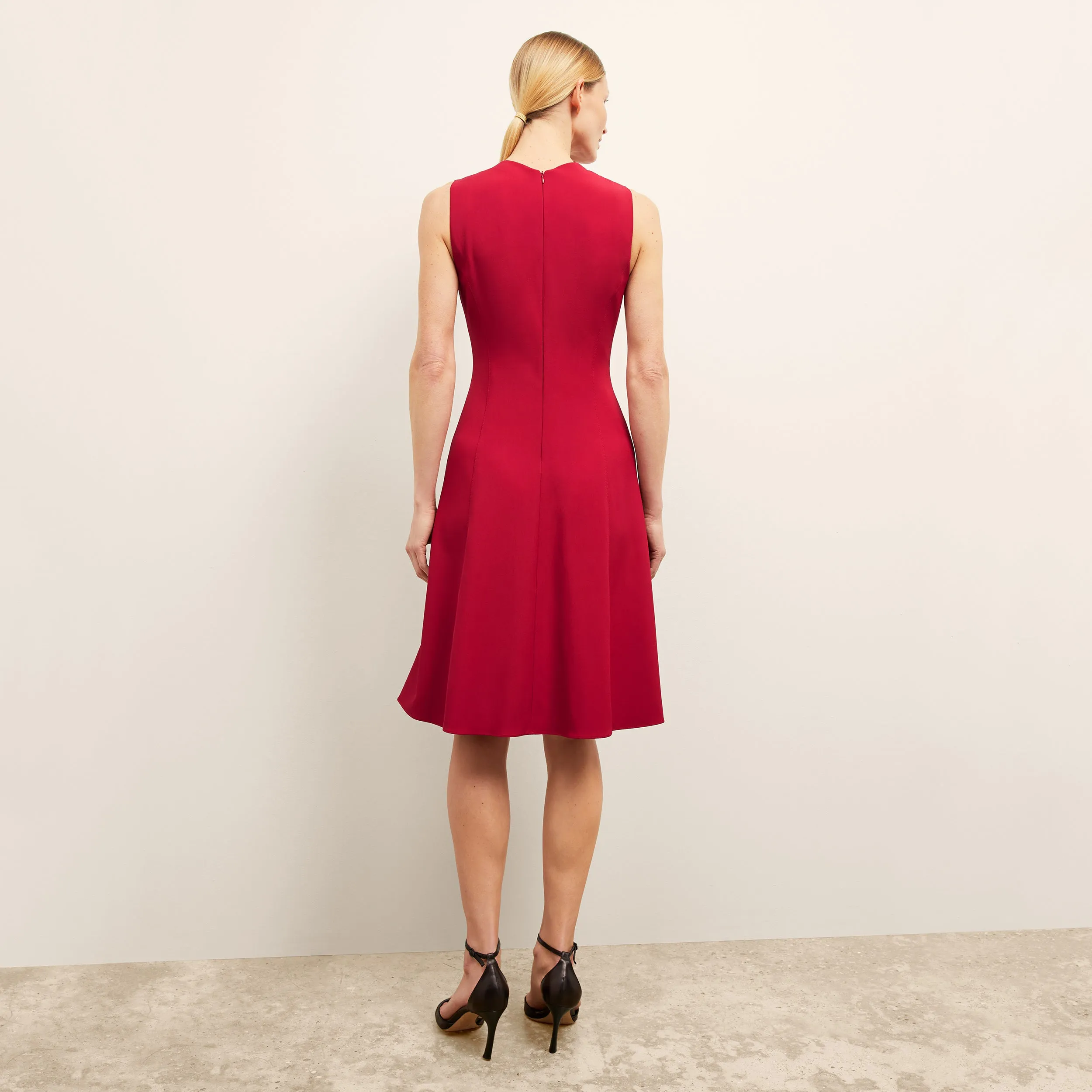 Jaycie Dress - Recycled WonderTex :: Rhubarb