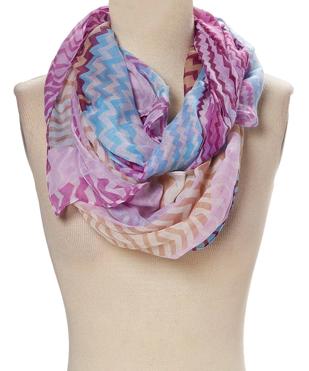 JC015001 Chevron Infinity Scarf