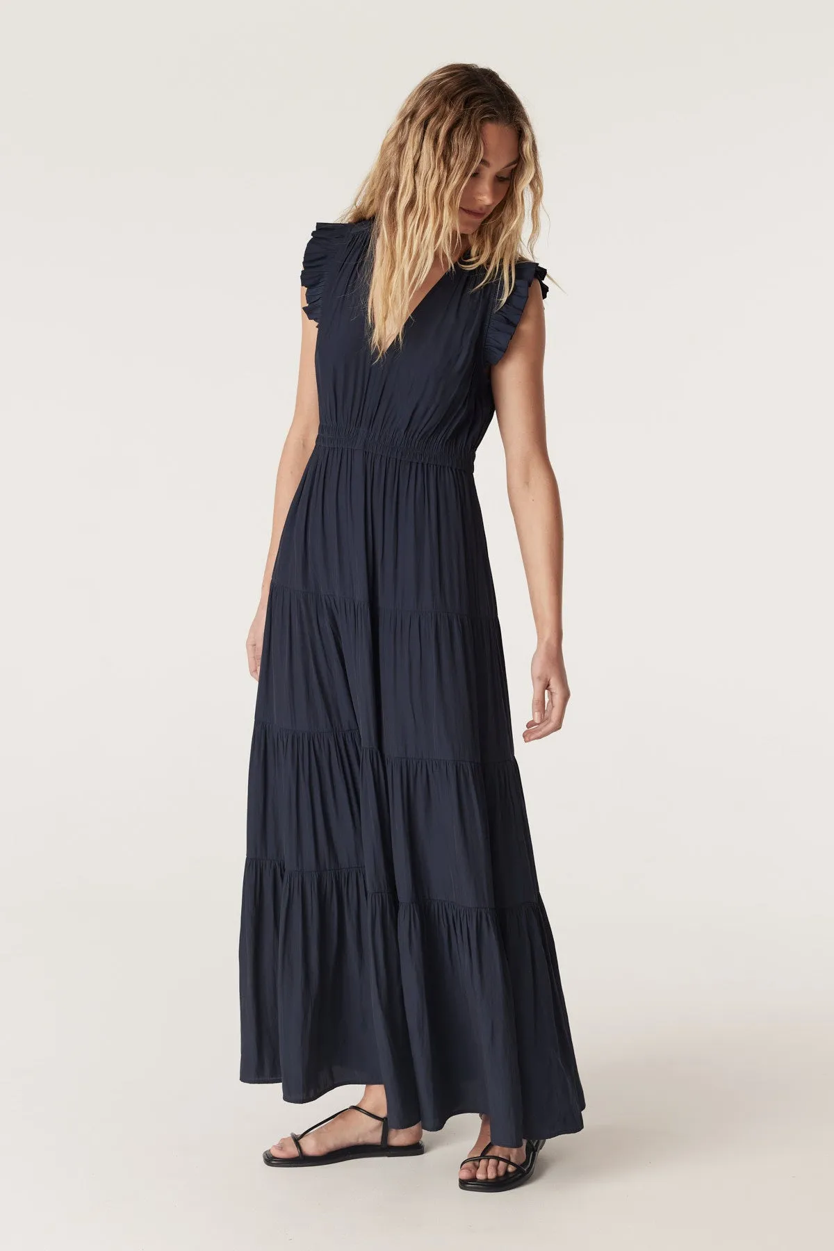 Kahlo Maxi Dress - Navy