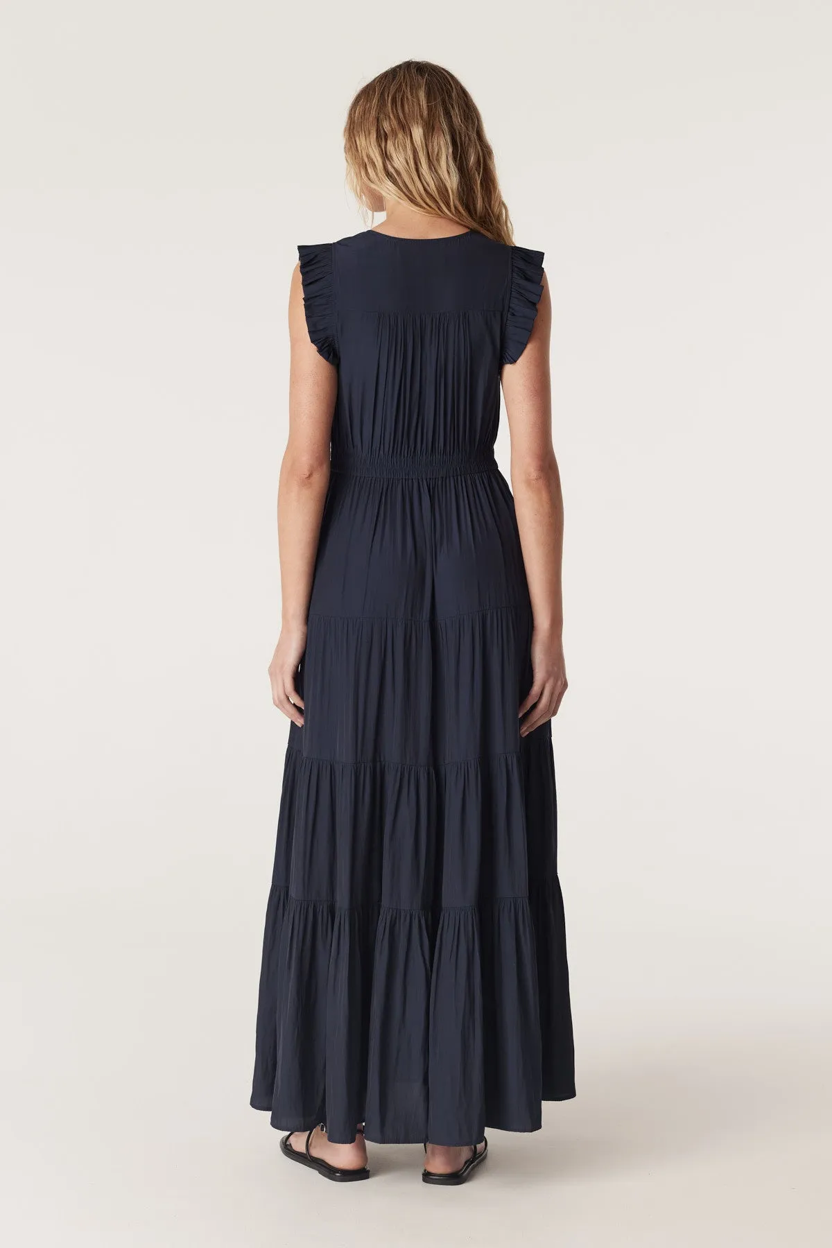 Kahlo Maxi Dress - Navy