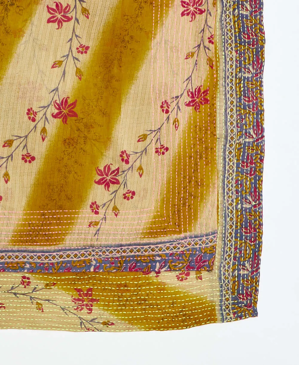 Kantha Square Scarf - No. 240207