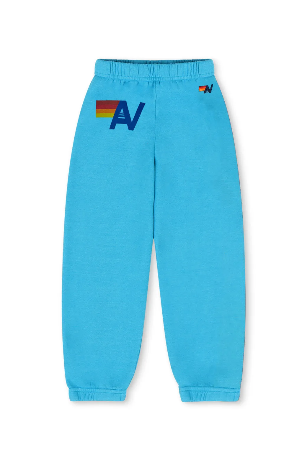 KID'S LOGO SWEATPANTS - NEON BLUE