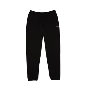 Lacoste Tapered Fit Fleece Trackpants (Black)