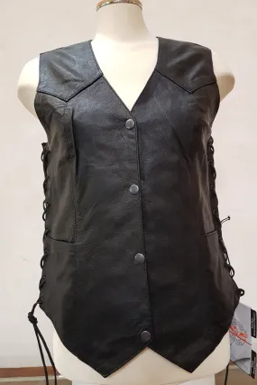 Ladies Milwaukee Motorcycle Vest #1254