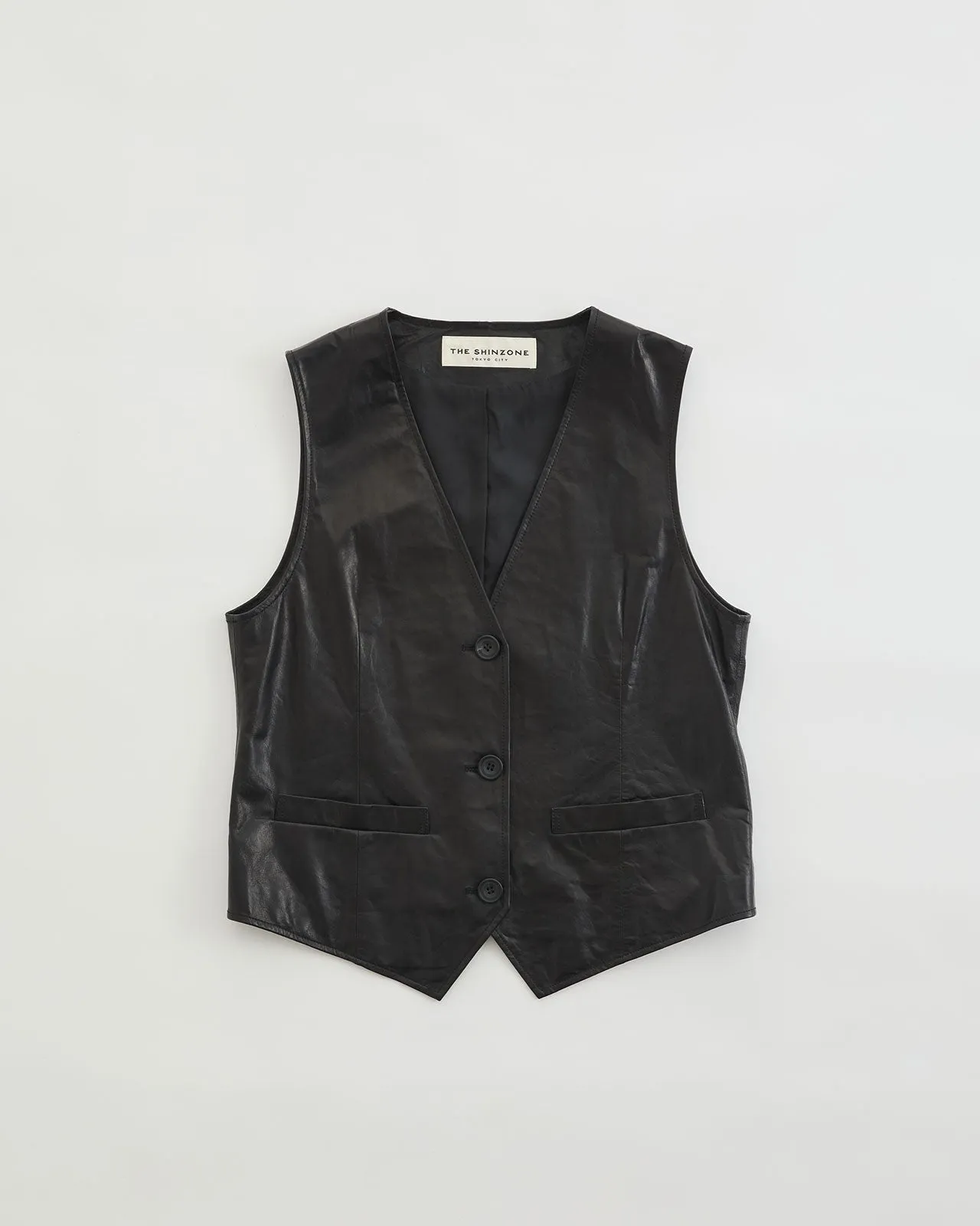 LEATHER VEST