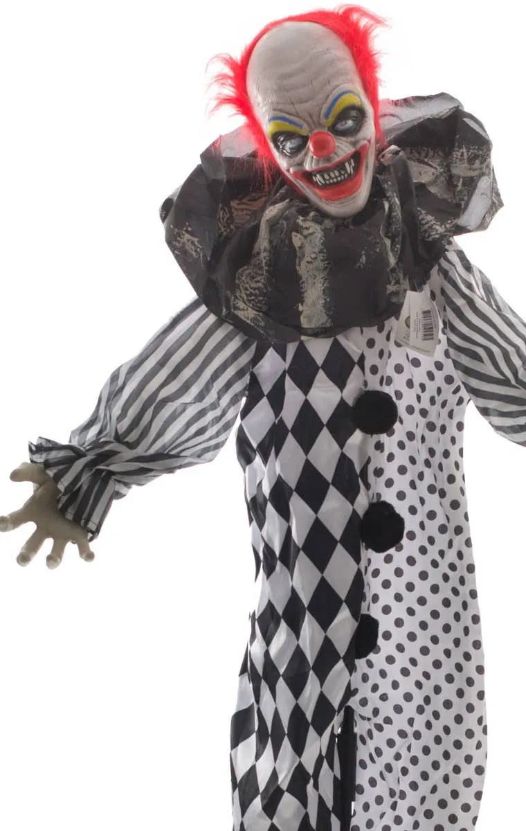 Life Size Horror Clown Halloween Decoration