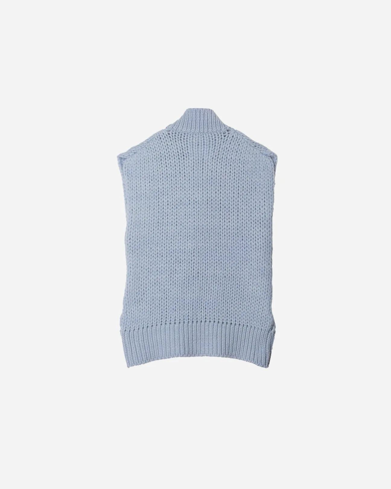 LOW GAUGE KNIT V-NECK VEST .10【L.BLUE】