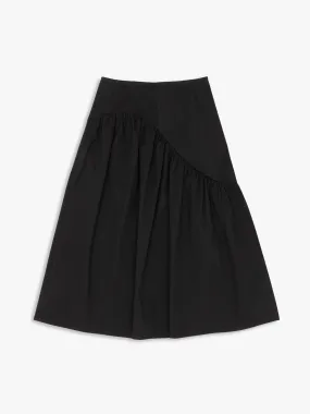 Maeve Midi Skirt - Caviar Twill