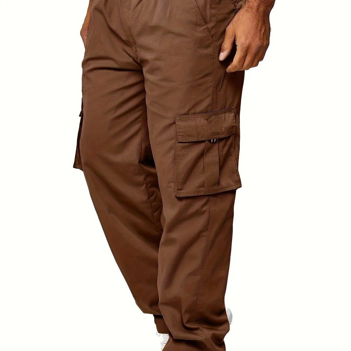 Mens Cargo Pants Casual Jogger Multi Pockets Outdoor Hiking Work Sweatpants Workout Joggers