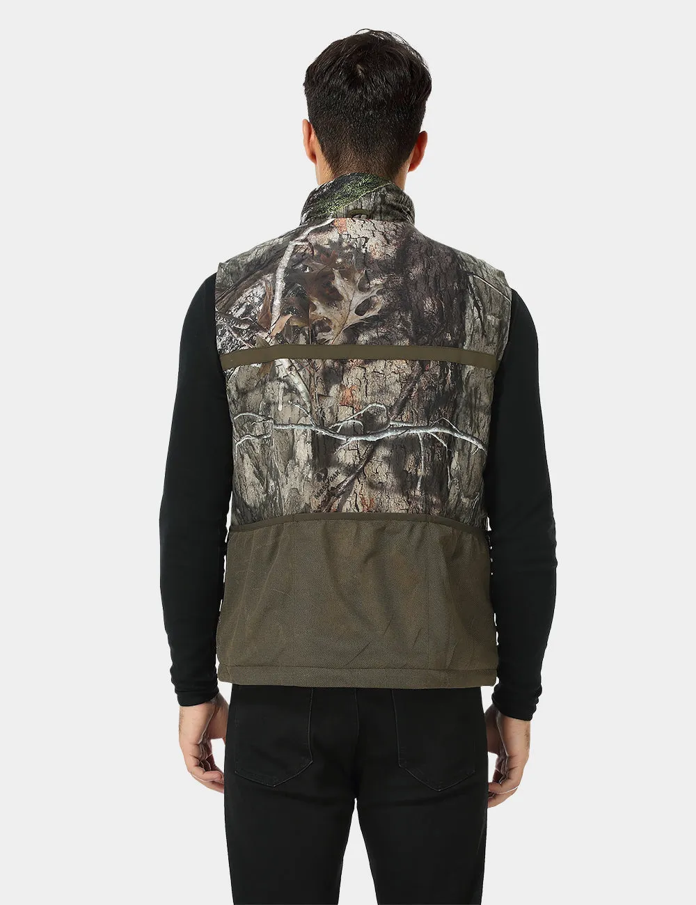 Men's Heated Hunting Vest - Camouflage, Mossy Oak® Country DNA