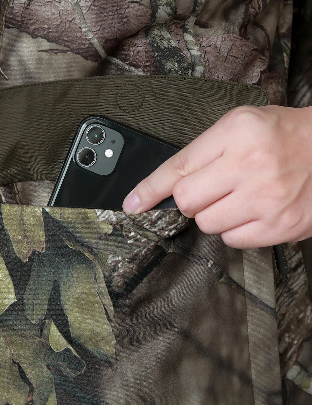 Men's Heated Hunting Vest - Camouflage, Mossy Oak® Country DNA