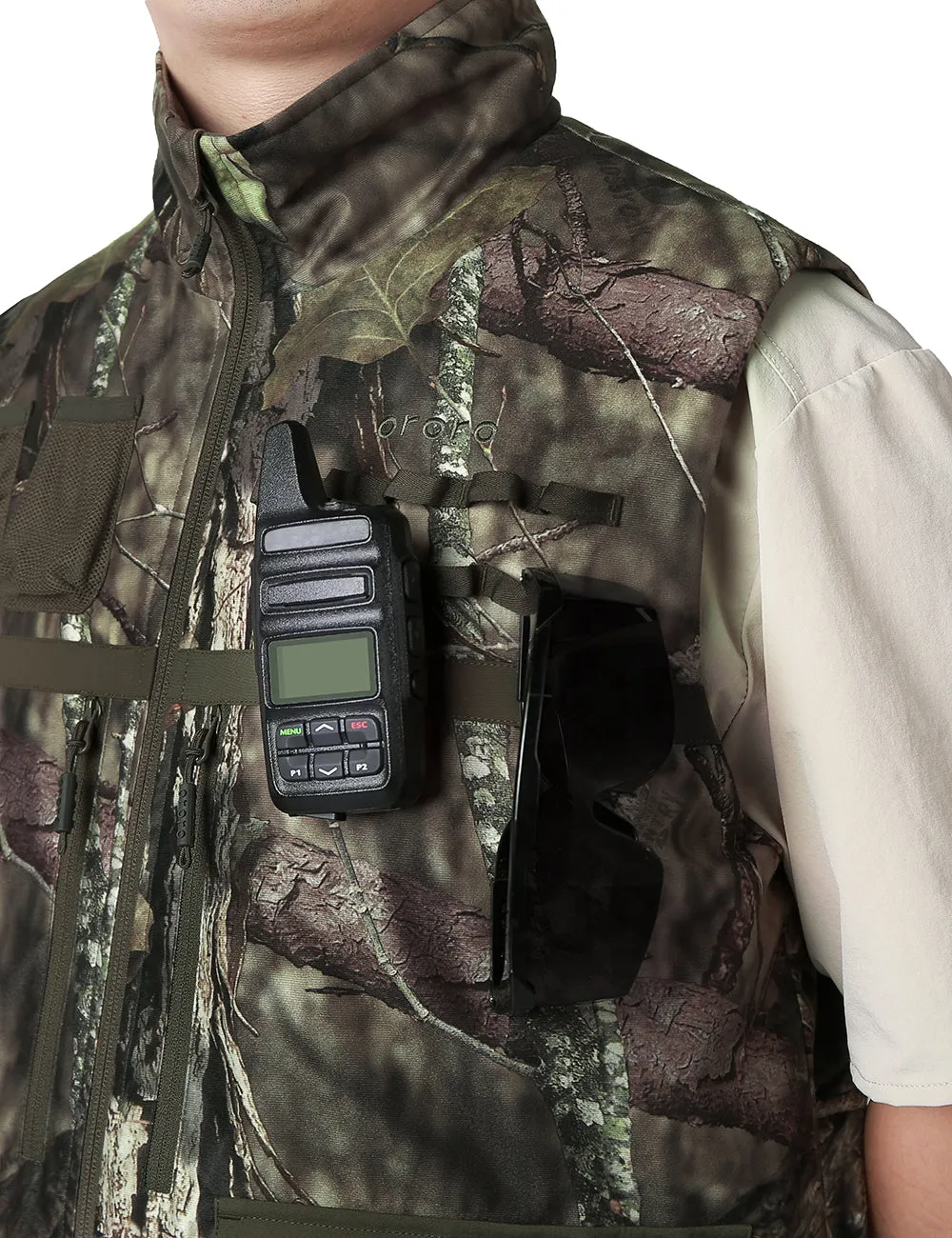 Men's Heated Hunting Vest - Camouflage, Mossy Oak® Country DNA