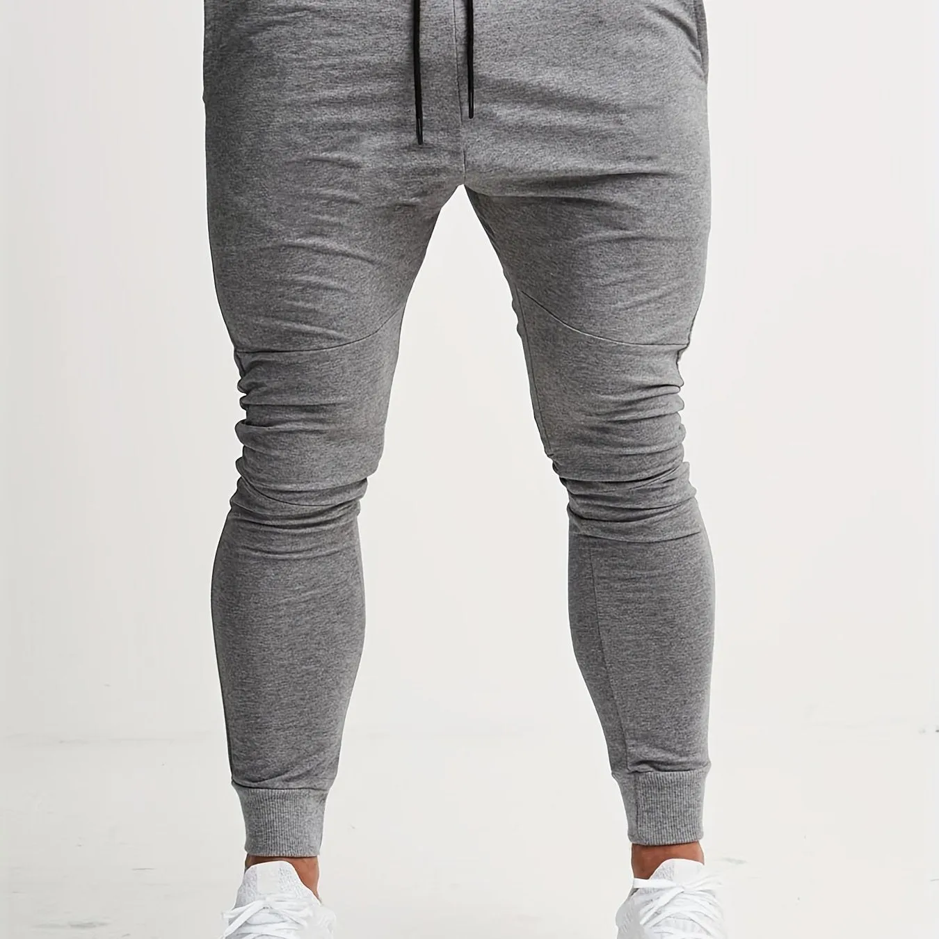 Men's Slim Fit Drawstring Sweatpants, Casual Joggers for Winter & Fall, Perfect for Running and Jogging