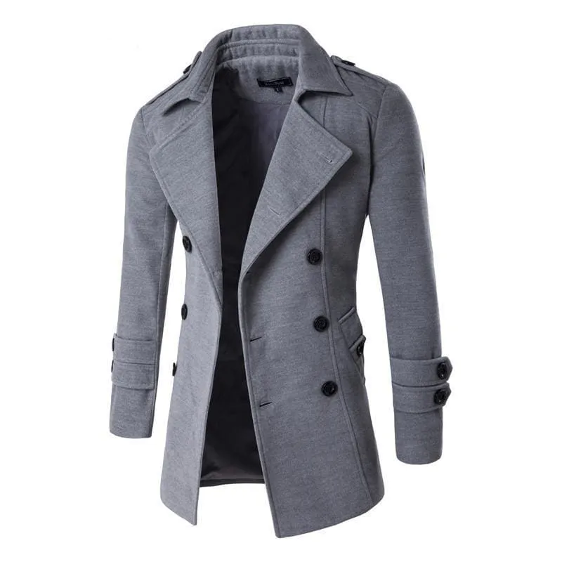 Men's Spring Autumn Overcoat