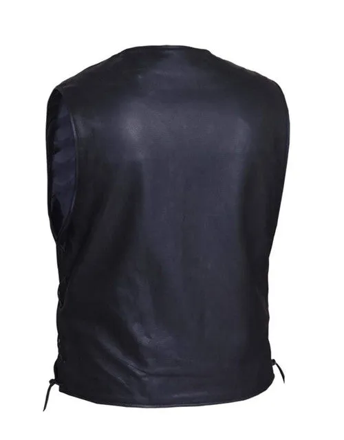 Mens Ultra Leather Vest 6650.NK MV