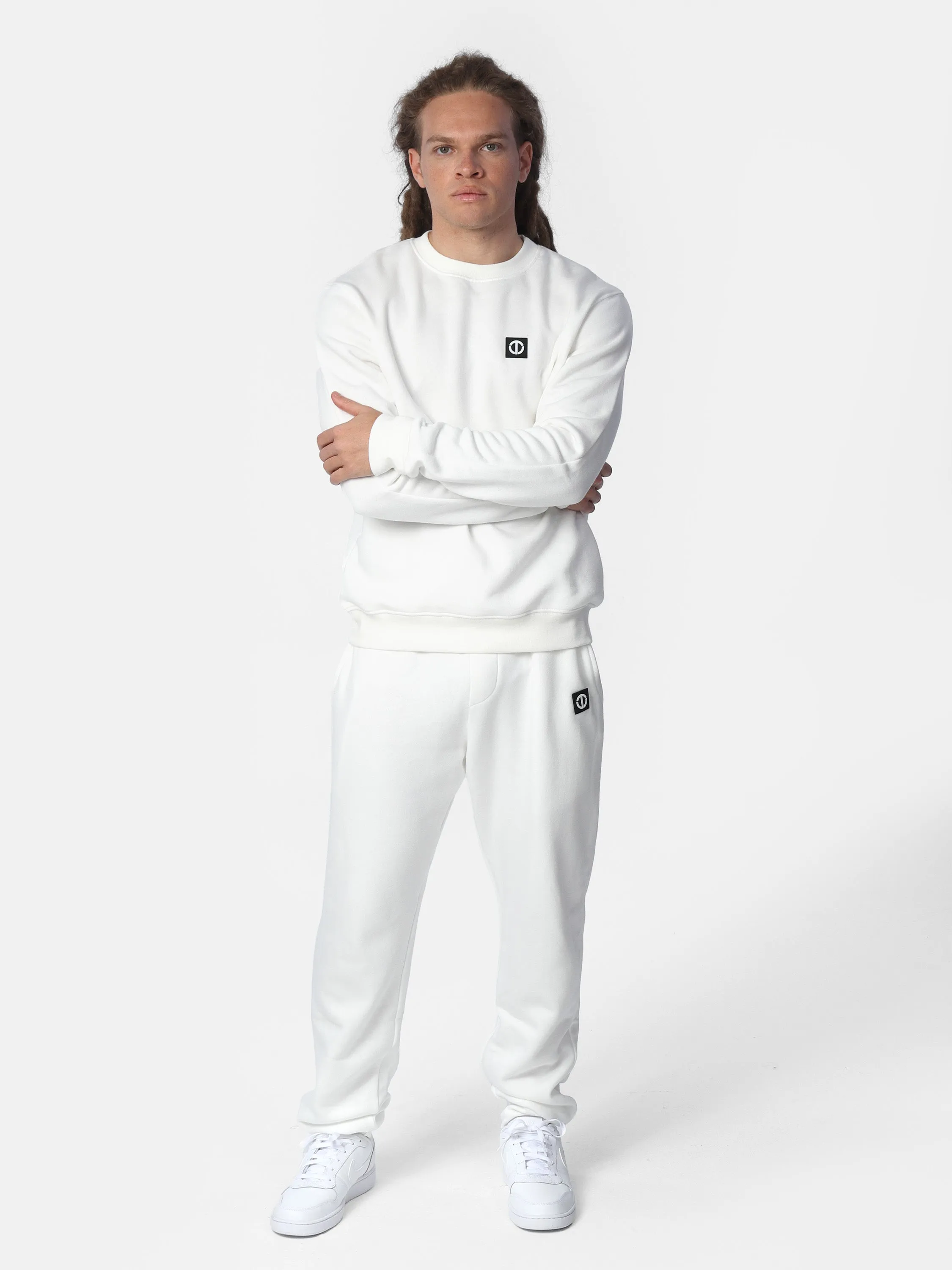 Men's White Joggers