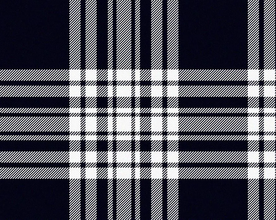 Menzies Navy/White Modern Tartan Scarf