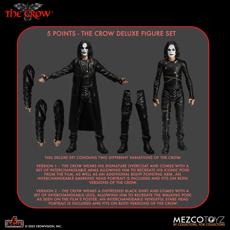 Mezco 5 POINTS The Crow Deluxe Figure Set